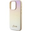 Guess GUHCP15LPSAIRSD iPhone 15 Pro 6.1 złoty/gold hardcase Saffiano Iridescent Script